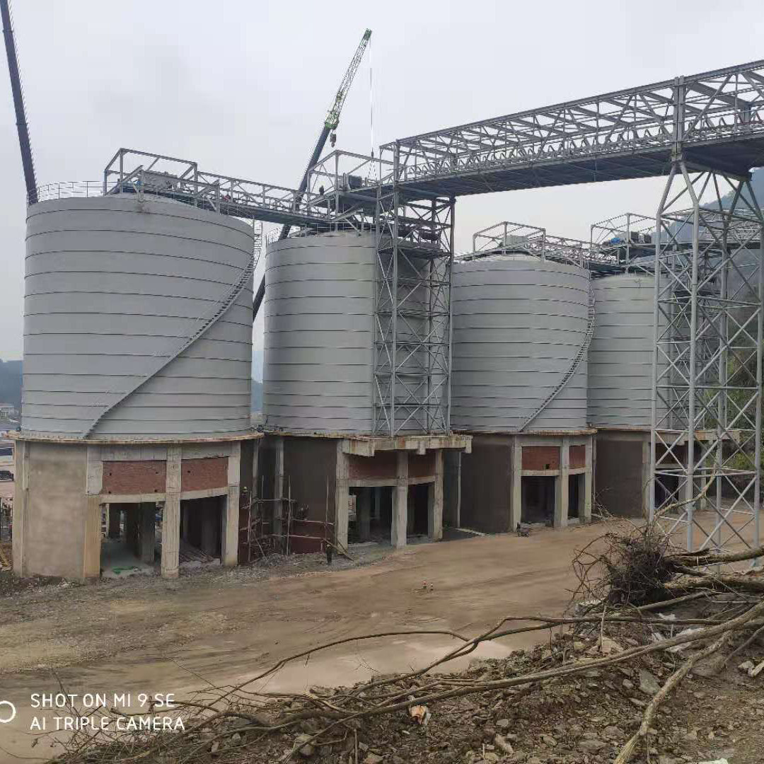 梧州3000吨骨料钢板库